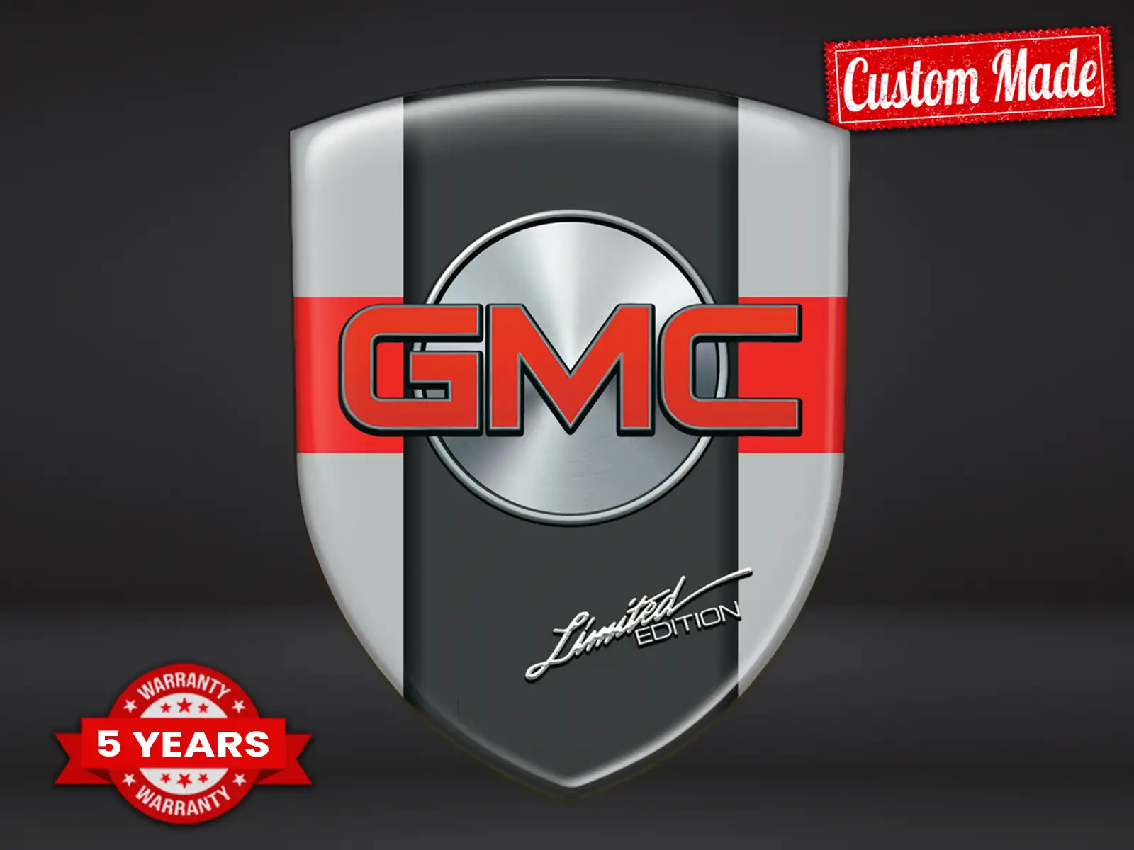 GMC Pegatina Relieve Auto Limitada Estrella Alta Gama